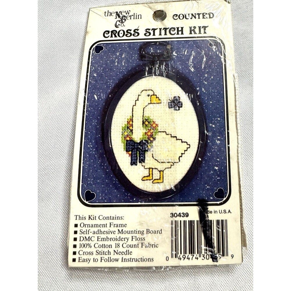 Vintage New Berlin Goose Counted Cross Stitch Kit 30439